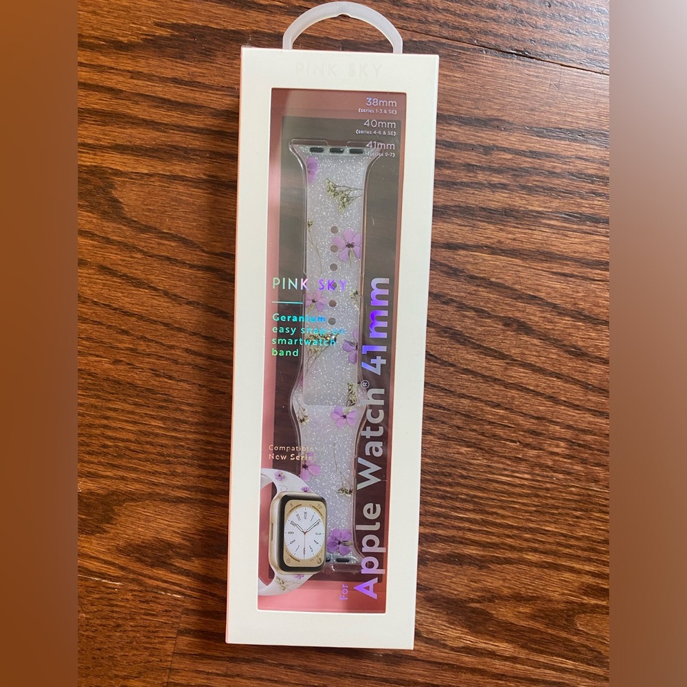 Apple Watch Band - Purple Floral Design
